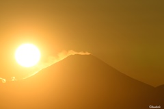 もうすぐ日が沈む