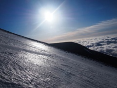 宝永山を眼下に