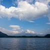 精進湖にて