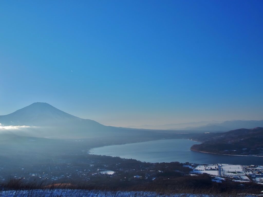 富士山と山中湖