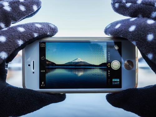 iPhone富士