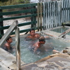 温泉のプール