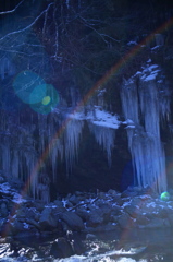 三十槌の氷柱