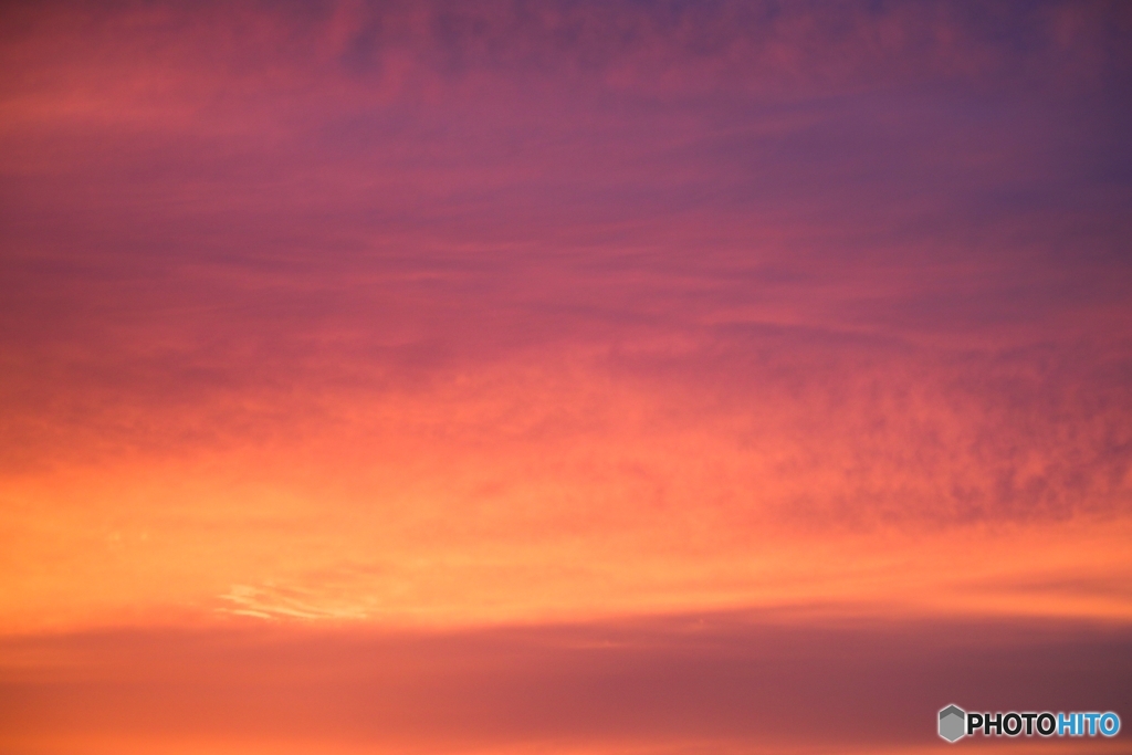 ひさしぶりの夕陽