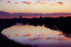 江戸川夕景