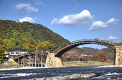 秋の錦帯橋
