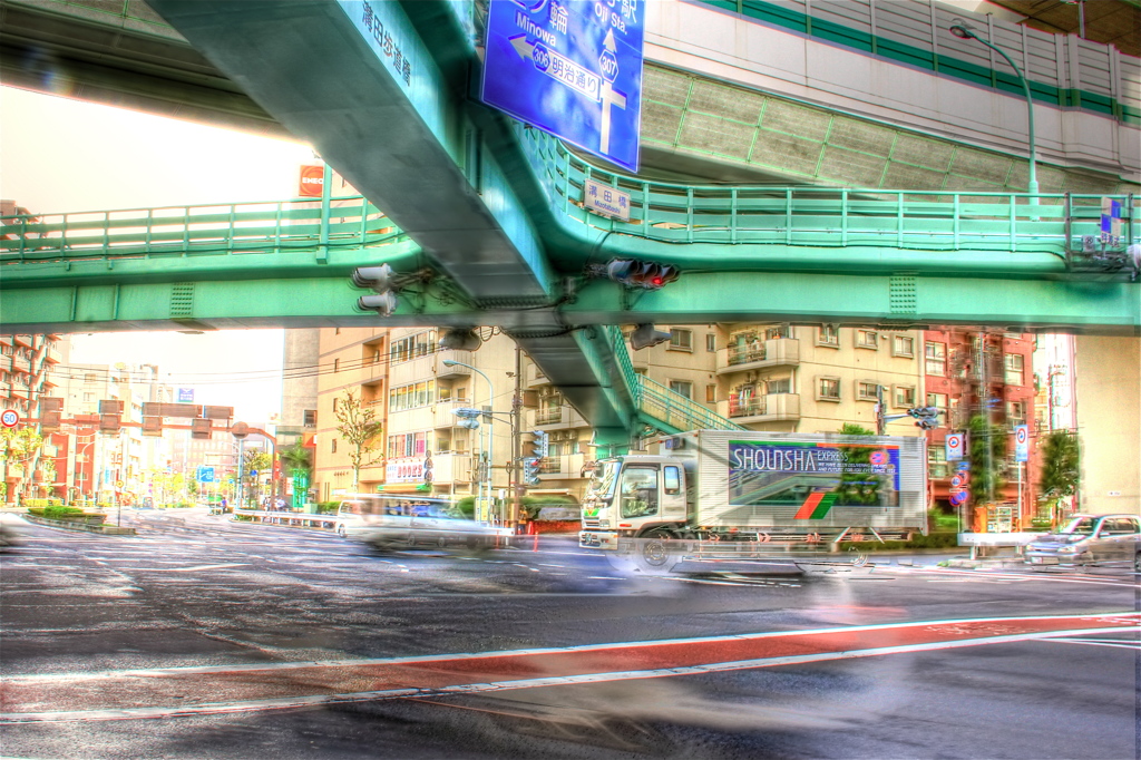交差する場所