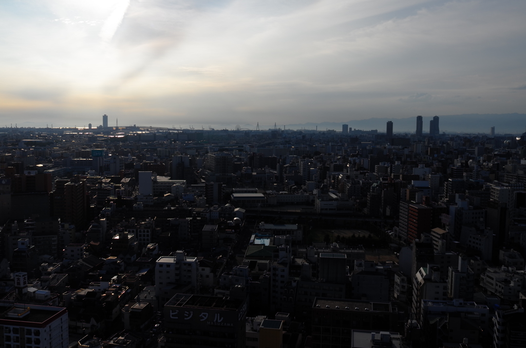 大阪湾ちらり
