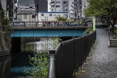 滝の橋にて