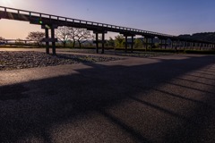 大井川に架ける