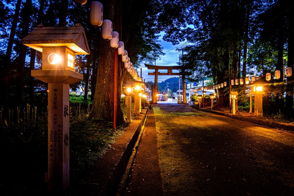 土山 田村神社参道１（新東海道五十三次）