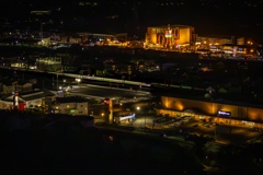 二川駅夜景