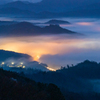 眼下の彩雲