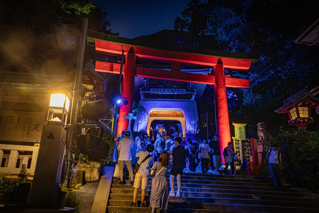 江島神社にて２