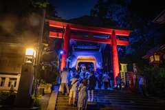 江島神社にて２