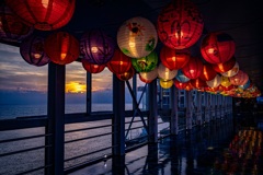 沼津港びゅうお夕景
