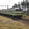 平木田駅に入る115系