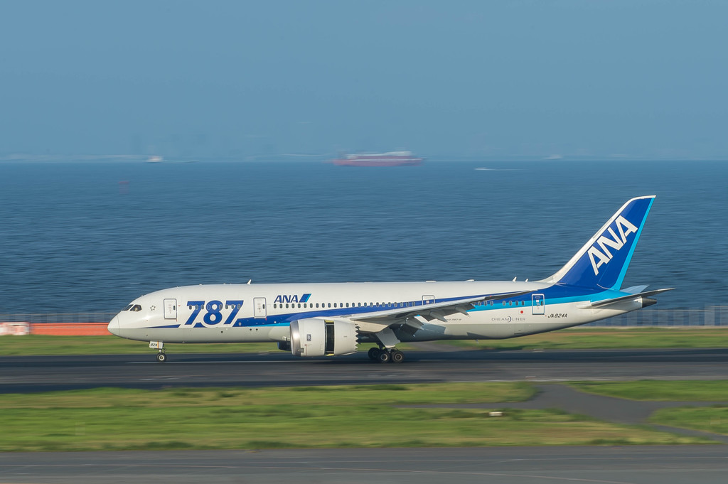 ANA　B787　着陸