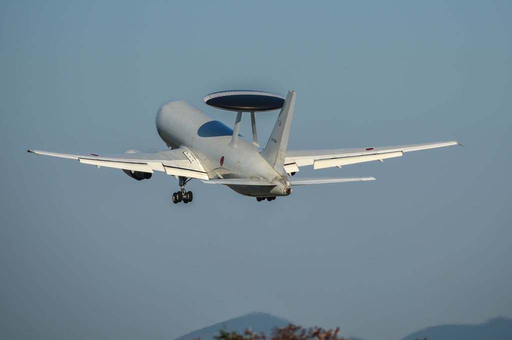 E-767 / AWACS　離陸