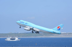大韓航空　B747