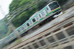 JRの文字を狙って・・・