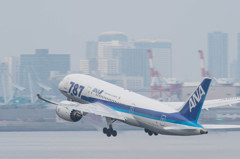 B787離陸