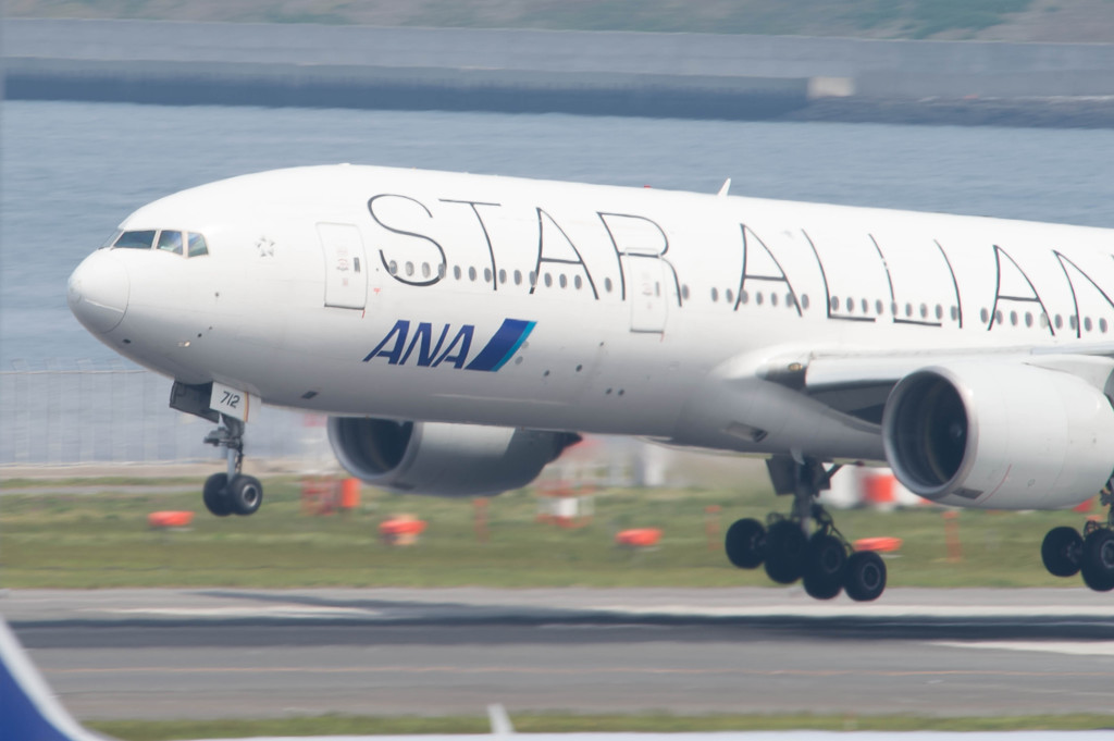 トリプルセブン　着陸