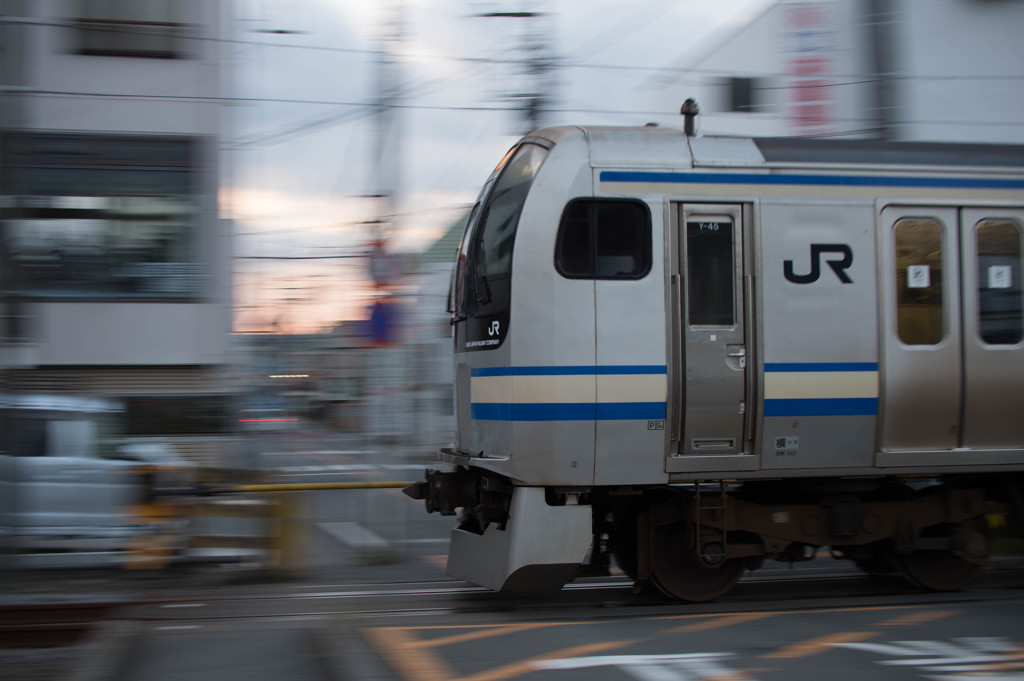 車庫からの送り込み・・・