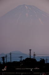 静浜からの朝富士