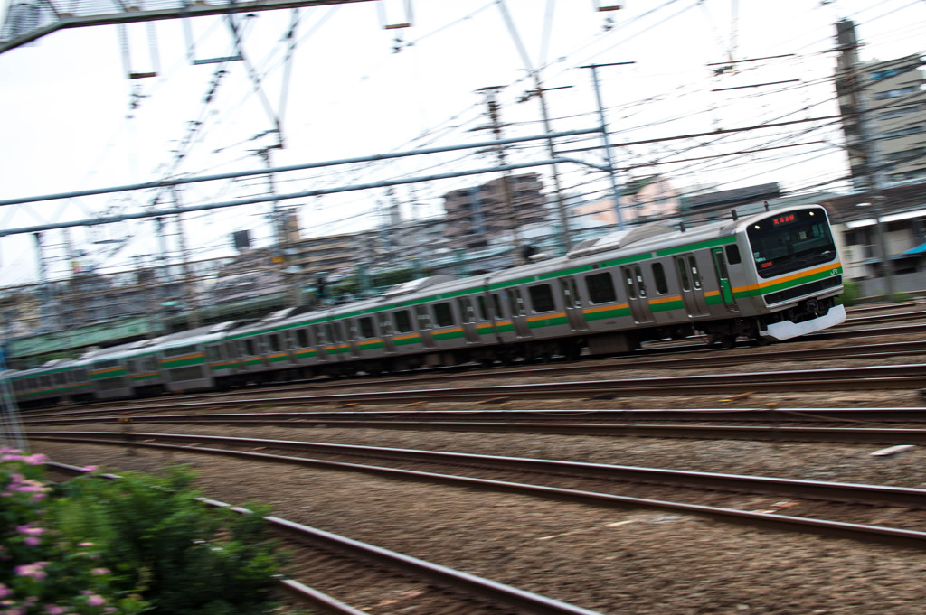 AM6:07　JRの文字を狙って・・・