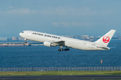 JAL　B767　離陸
