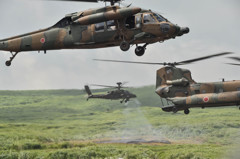 総火演　6　上陸作戦　援護射撃