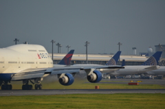 デルタ航空　B747