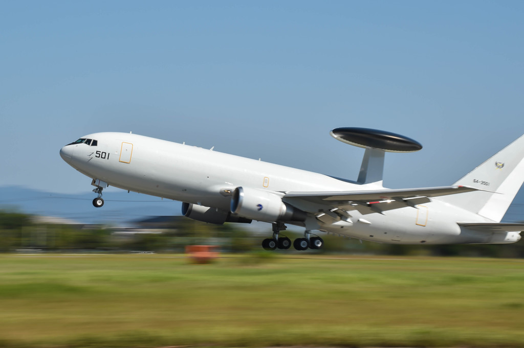 E-767 / AWACS　＃01　離陸