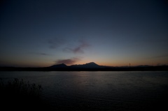 日野川の朝