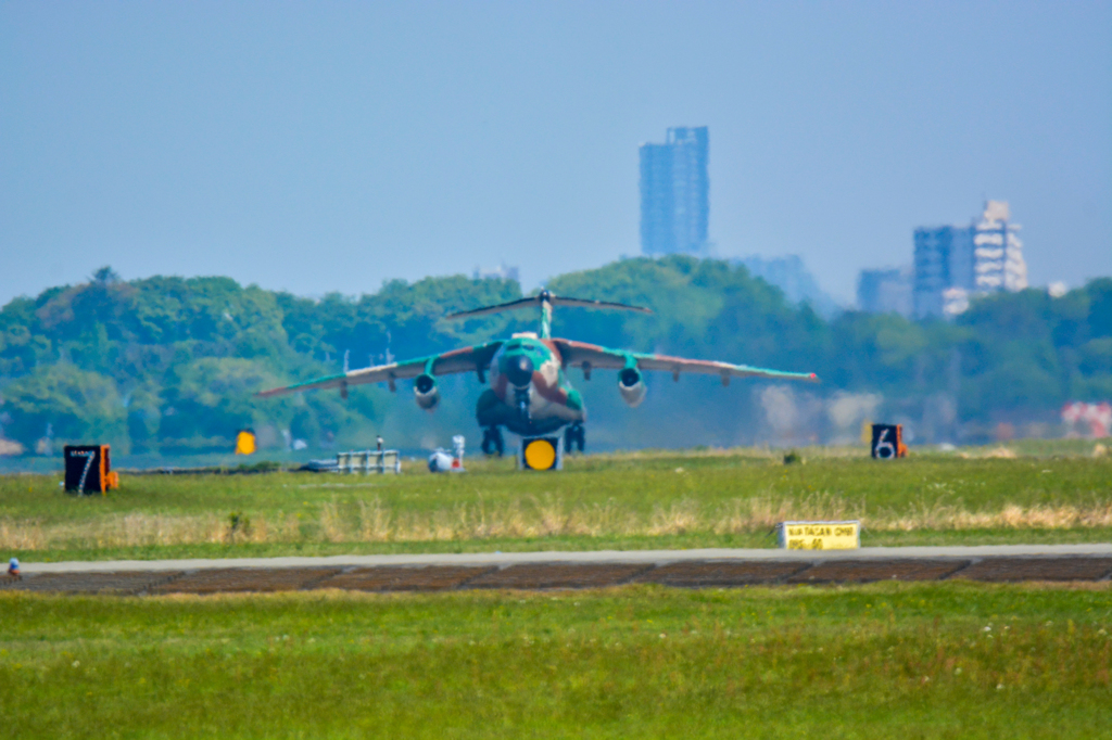 C-1輸送機 離陸