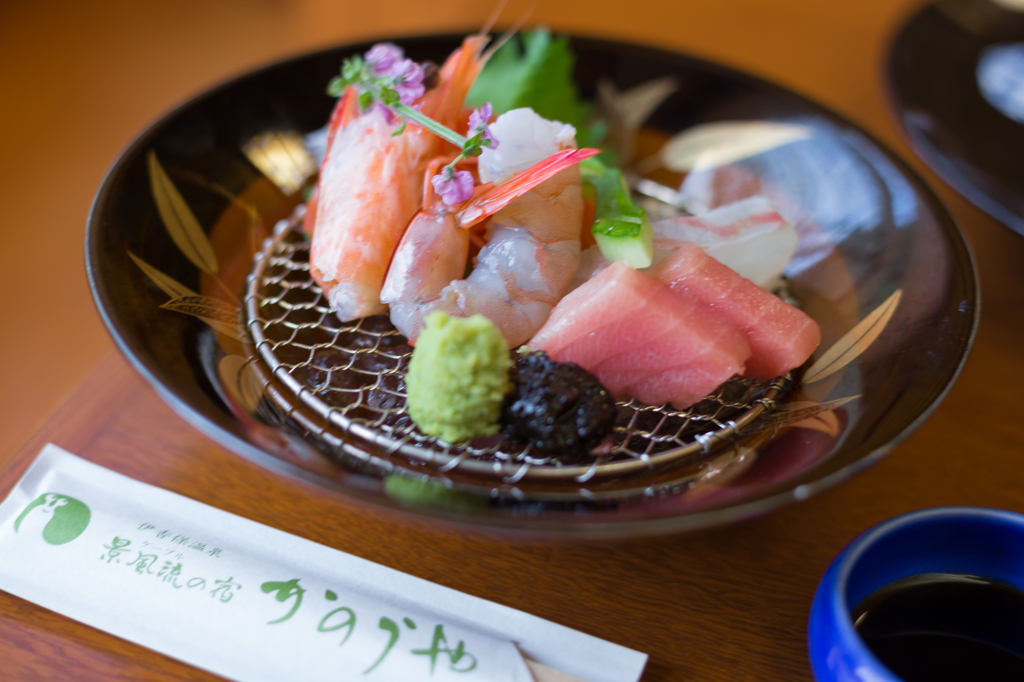 温泉宿の夕飯