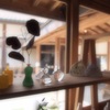 備前焼窯元にて。