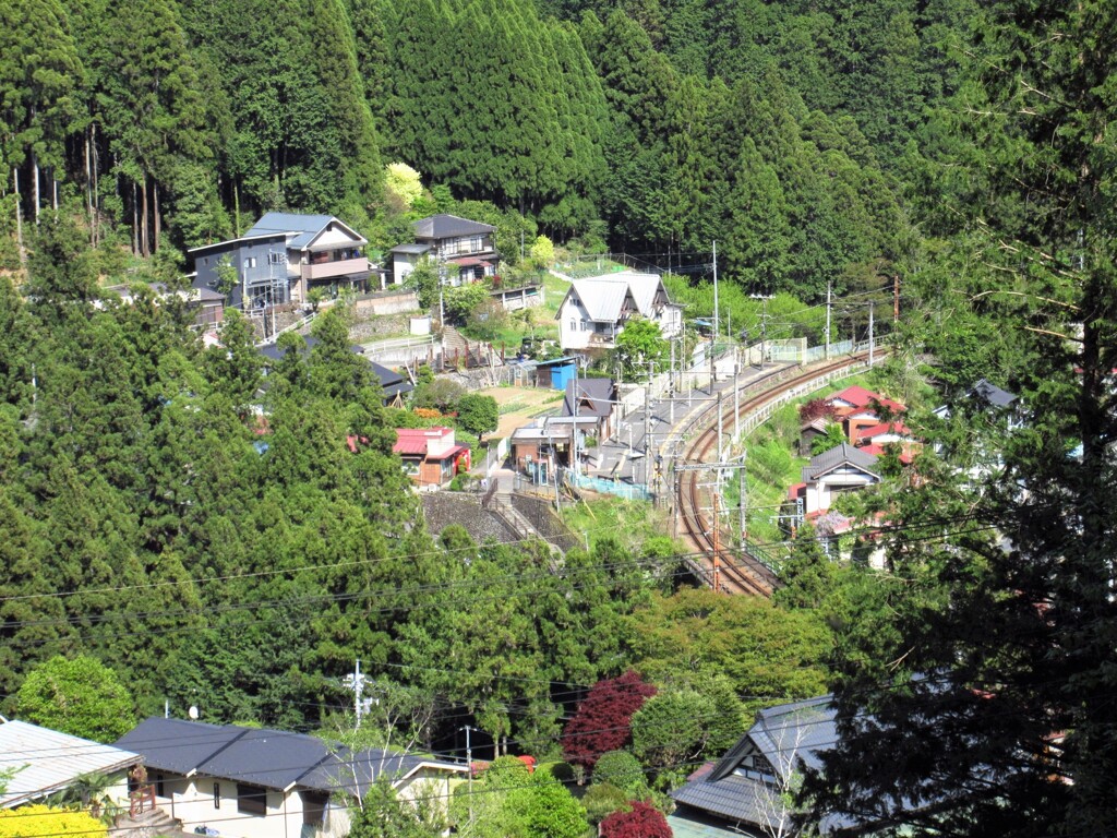 山間の駅