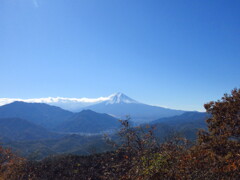 晩秋の富士山