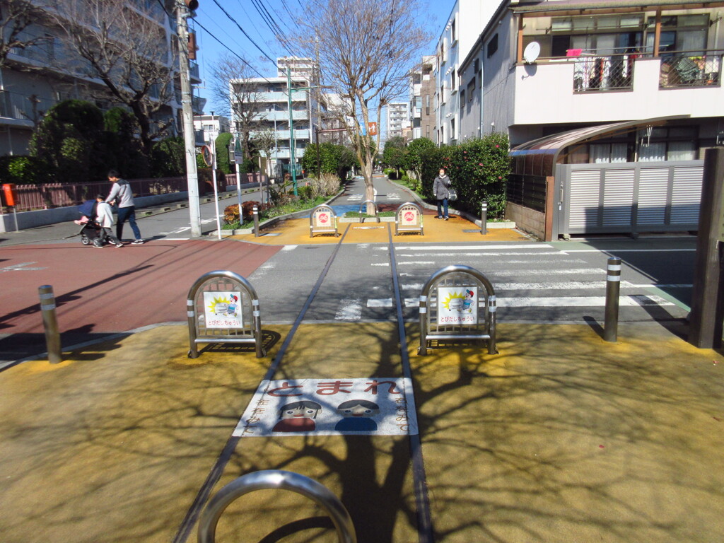 街中の線路跡