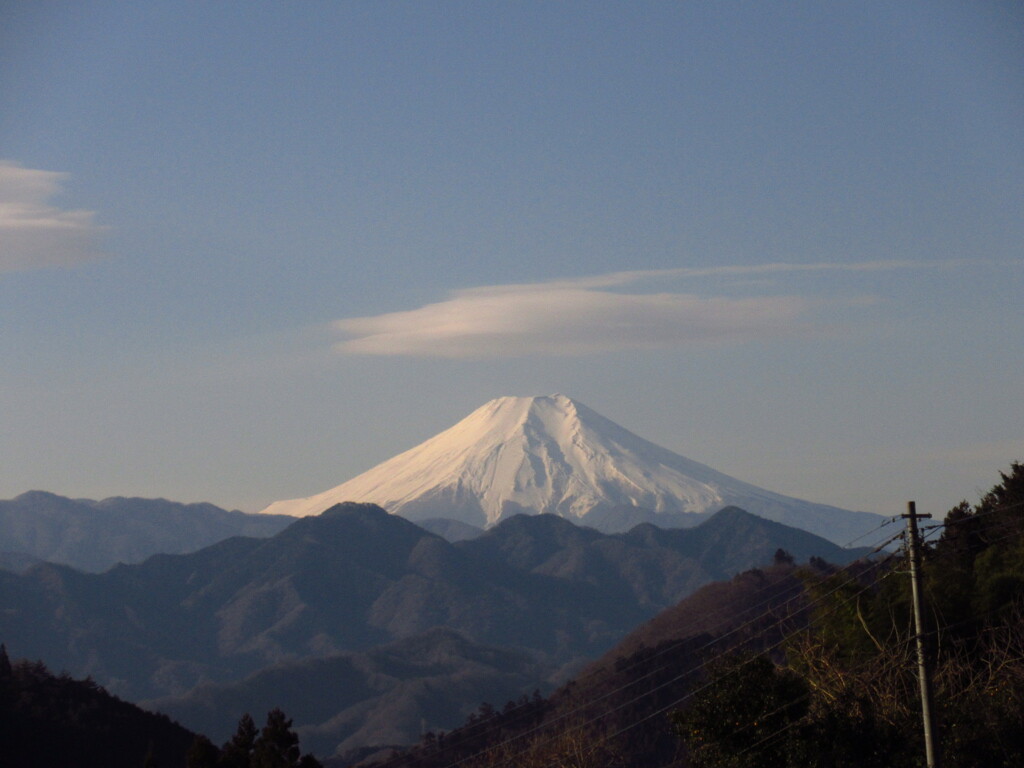 里からの富士山