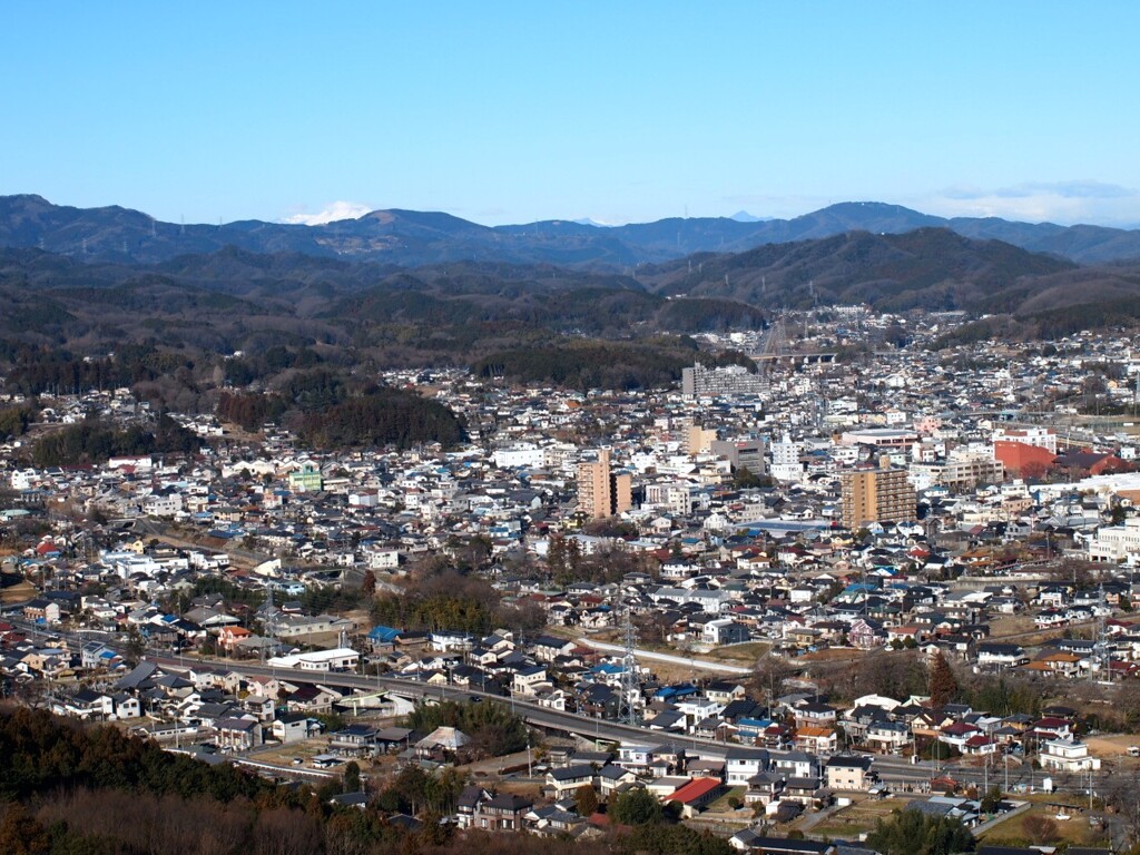 盆地の街