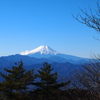 冬晴れの富士山