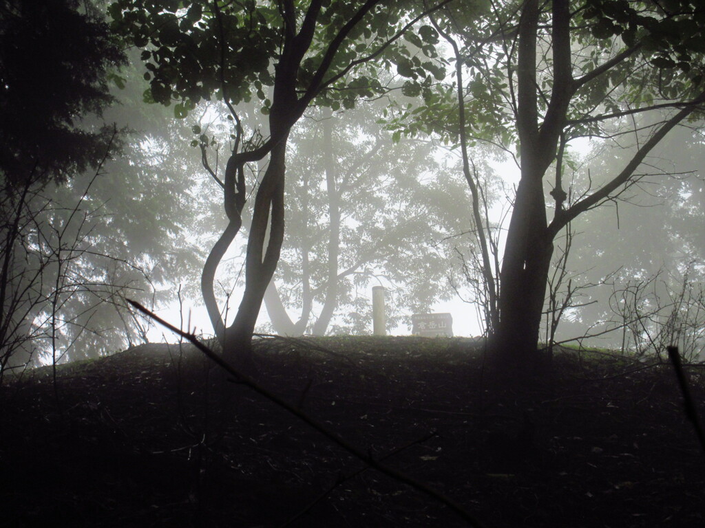 霧の山頂