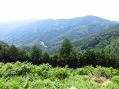 景信山テラスから