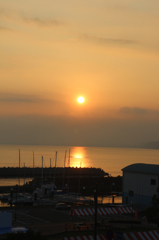 現場の日の朝
