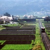 田植え前の車窓
