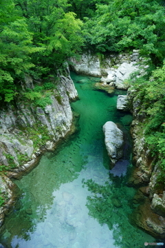 小国 天狗橋より