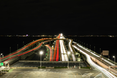 光跡 海ほたる